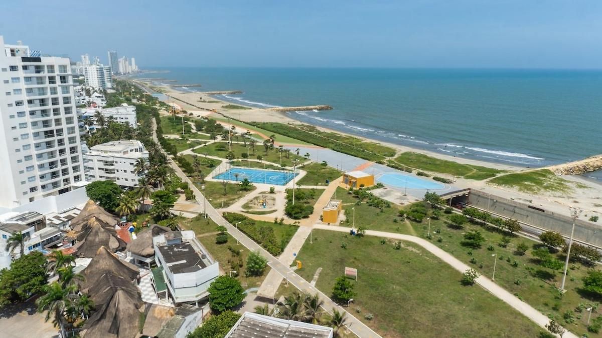 Cb Lujoso Apartasuit -vista Al Mar-linda Piscina-cerca Al Aeropuerto Apartment Cartagena